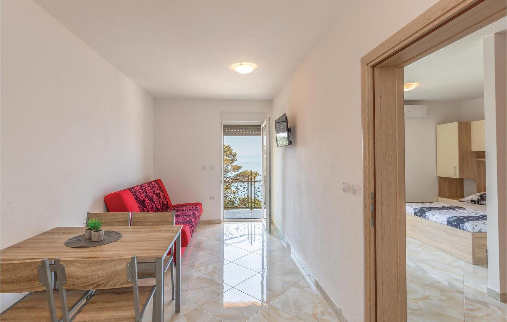 Nice Apartment In Krvavica With House Sea View エクステリア 写真